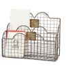 Letters In Mail Caddy - Aged Nickel