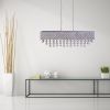 Cinderella Crystal Rectangular Chandelier // 12 Light