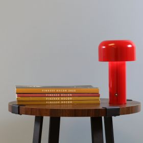 Silhouette Rechargeable Lamp (Color: Red)