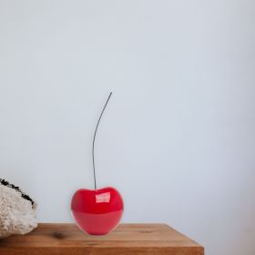 Large Cherry Sculpture 25" Tall (Color: Bright Red)