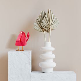 Bird Sculpture (Color: Red)