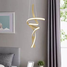 Hamburg LED Chandelier (Color: Sandy Gold)