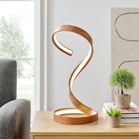 Hamburg Table Lamp // LED Strip & Dimmable Switch (Color: Light Wood)