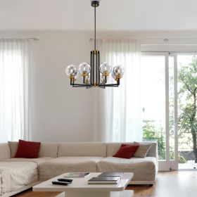Monachopsis Chandelier (Color: Large Gold & Black)