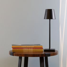 Beam Column Rechargeable Table Lamp (Color: Black)