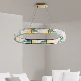 Boeseman's Colorful Chandelier (Color: 1 Tier, Squoval)