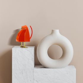 Bird Sculpture (Color: Small Orange)