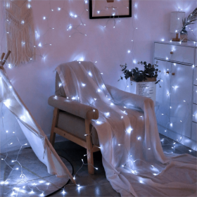 6.56ft/9.84ft/12.12ft/32.8ft Led String Lights; Christmas Party Lights Suppliers (Items: 13.12Ft, Color: Light White)