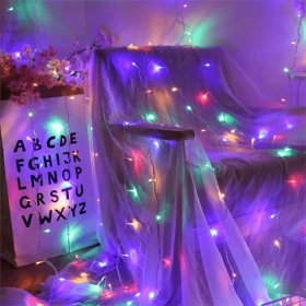 6.56ft/9.84ft/12.12ft/32.8ft Led String Lights; Christmas Party Lights Suppliers (Items: 32.8Ft, Color: Multicolor)